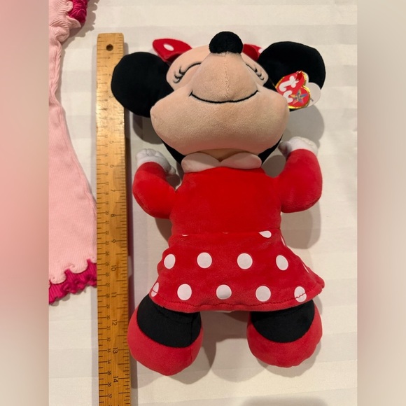 Pink Minnie Mouse Med T-Shirt and Ty Minnie Mouse 14” (from bow to toe) Stuffy - Picture 14 of 16